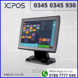 XEPOS NEW Touchscreen 15 AIO Cash Register EPOS Till System For Indian Takeaway