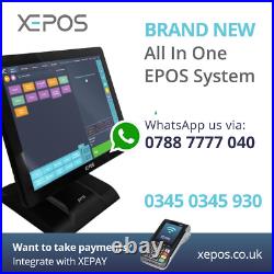XEPOS New 15 AIO Touchscreen Cash Register EPOS Till System For GYM Retail Shop