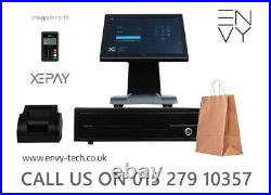 Xonder X1 15in Touchscreen POS EPOS Cash Register Till System Salon and Barber